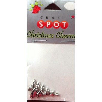 Christmas Charms- Silver Christmas Tree